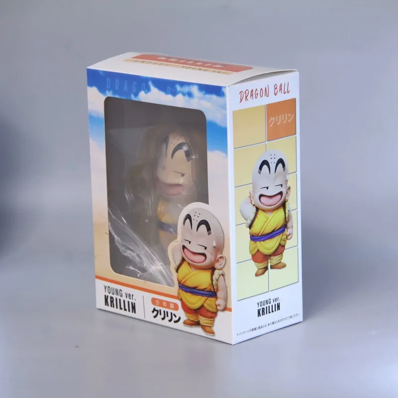 NEW Dragon Ball Children Goku & Krillin Animation Figures decorazioni Desktop regali per bambini regali per amici