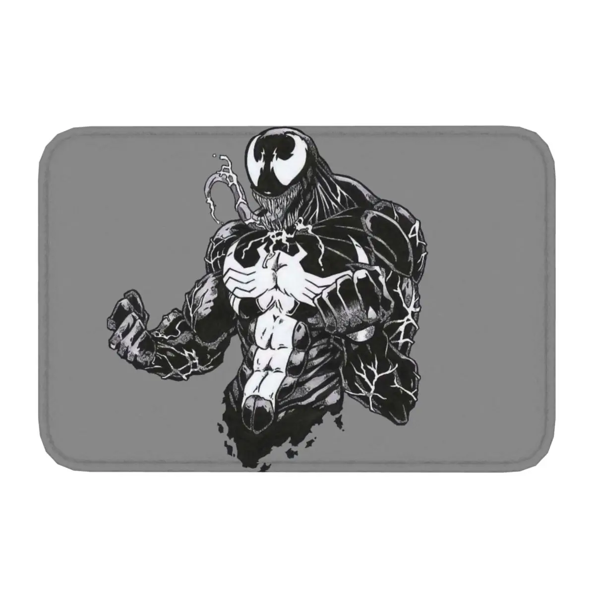 Arm Bath Non-Slip Carpet Marvel Venom Bedroom Mat Entrance Door Doormat Floor Decor Rug