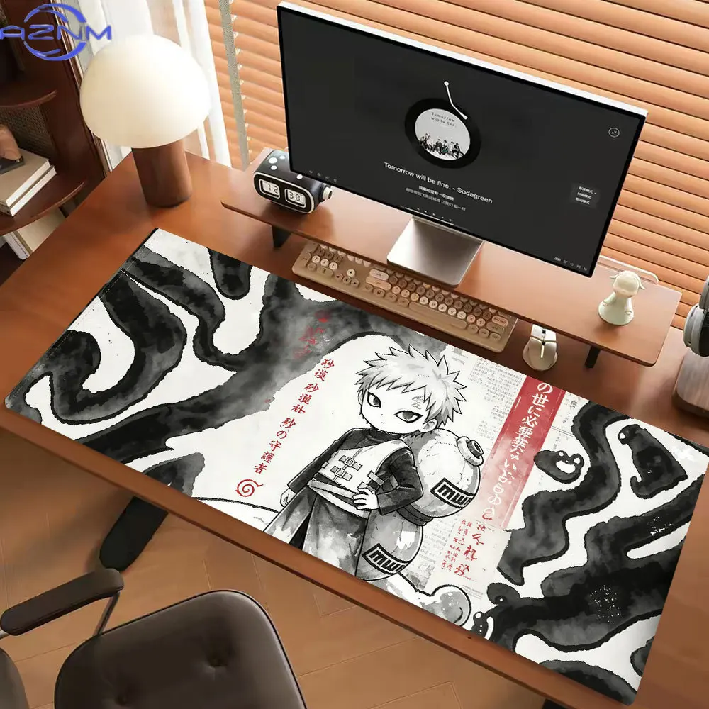 Naruto Mouse Pad Anti Selip Desk Mat Large MousePad Komputer Long Mouse Pad 3