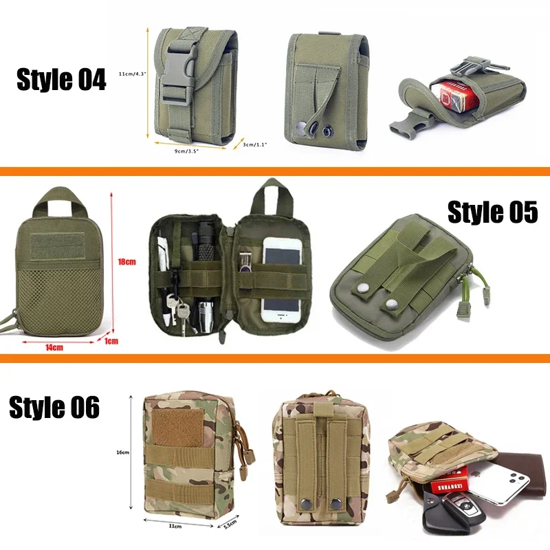 

Прочная поясная сумка Molle для охоты, кемпинга, тактическая поясная сумка для активного отдыха, аксессуары EDC