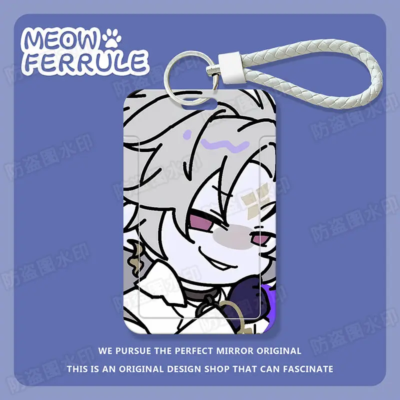 Onmyoji Yamata no Orochi KeyChain Men Card Set Student ID Card Holder Key Chain Women Charm Bag Pendant Cosplay Jewelry Lolita