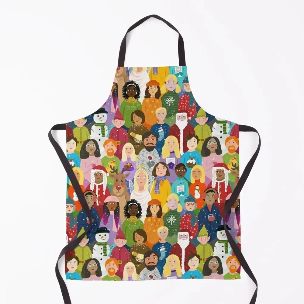 

Together for Christmas Apron Women Kitchen For Man Men's Kitchen kitchen gadgets Apron