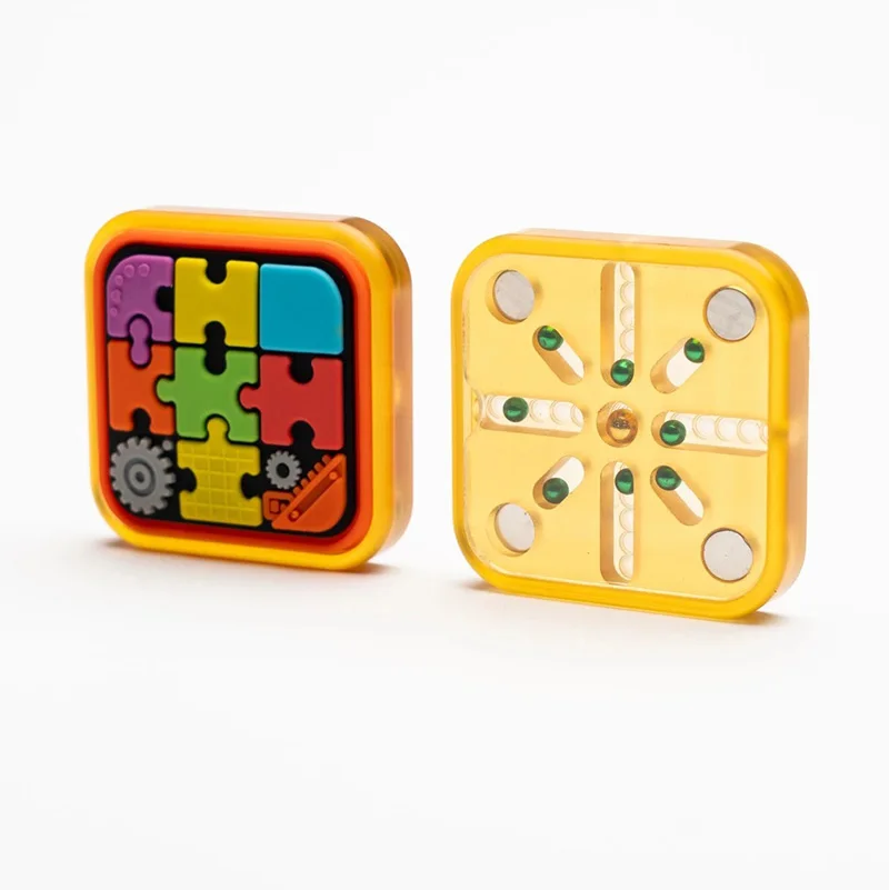 HF EDC 매직 큐브 무한 푸싱 슬라이더 피젯 토이 PEI 피젯 슬라이더 성인용 사무실 책상 스트레스 해소 장난감