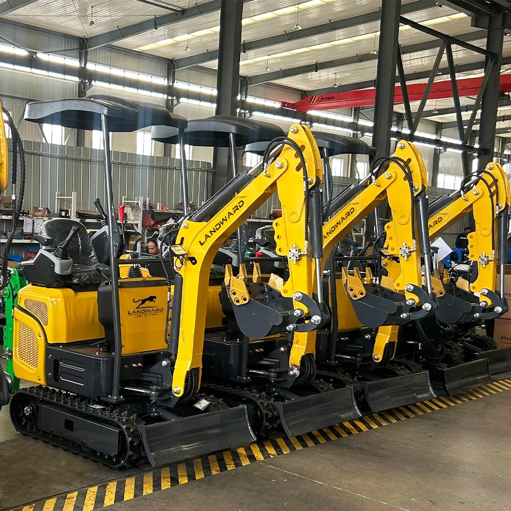 KOSTENLOSER VERSAND Minibagger EPA-Motor 3,5 Tonnen kleiner Bagger Garten Raupenbagger Garten Micro Bagger Euro 5-Landwirtschaftsmaschine