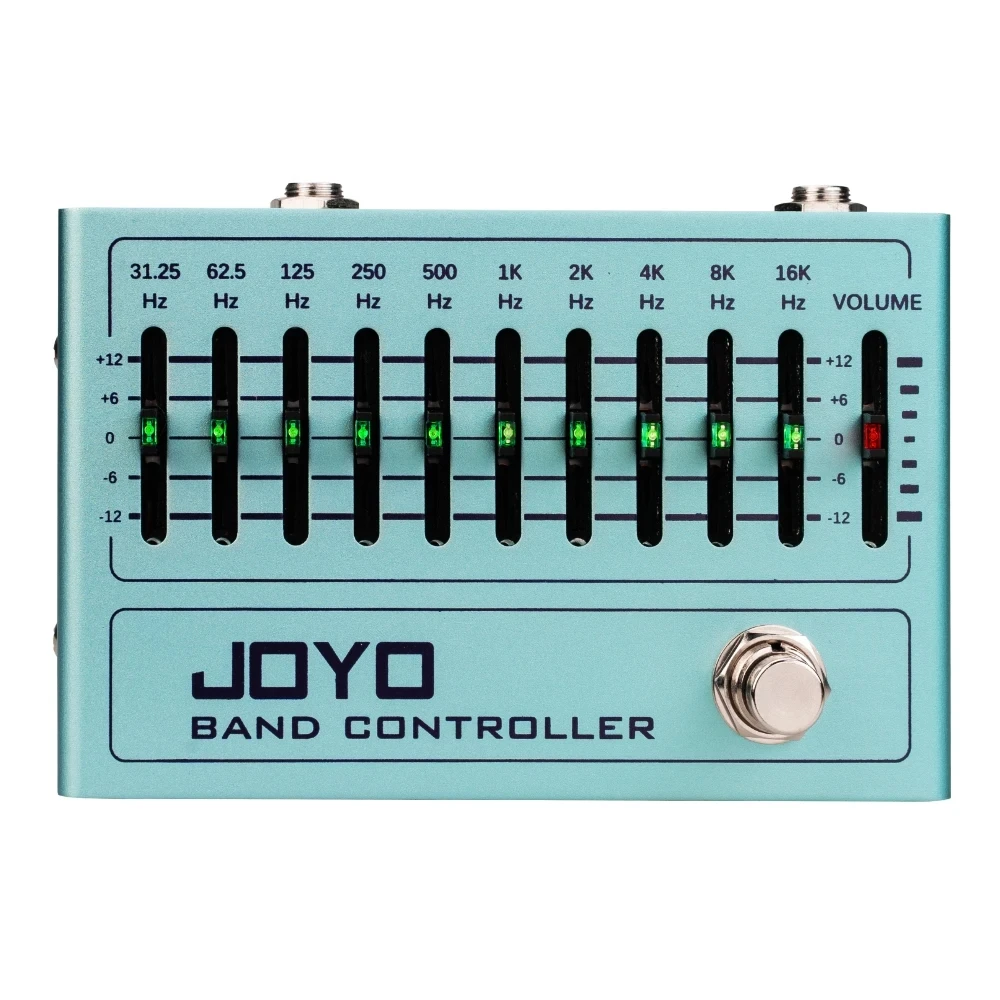 

JOYO R-12 BAND CONTROLLER Equalizer Electric Guitar Pedal Effect 10 Band EQ Pedals True Bypass Guitar Bass Accessories