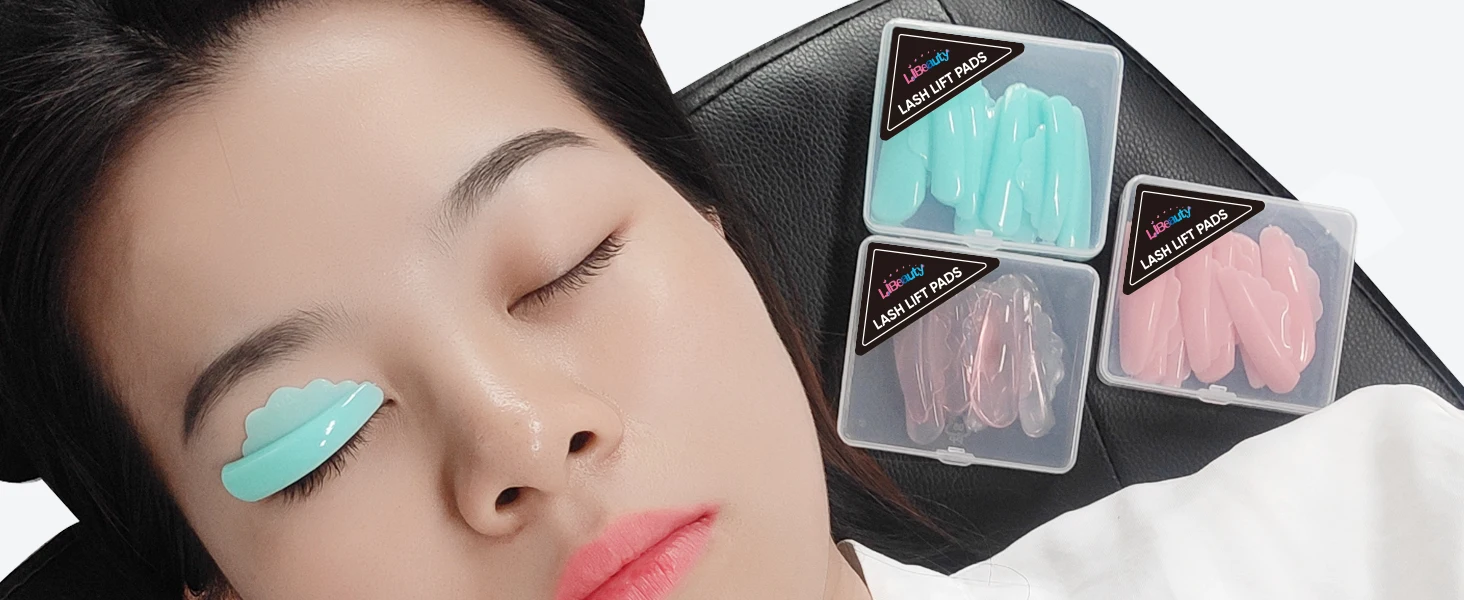 Libeauty Neue 4 Paar Kostenloser Kleber Silikon Wimpern Dauerwelle Stange Schild Lash Lift Pad Heben 3D Wimpern Curler Zubehör Make-Up-Tools – Detail 2