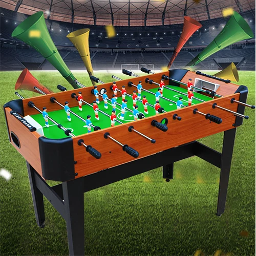 

4 фута домашний футбольный стол для 2 игроков, игры для детских ног, материал пластик и МДФ для развлечений в игровой комнате