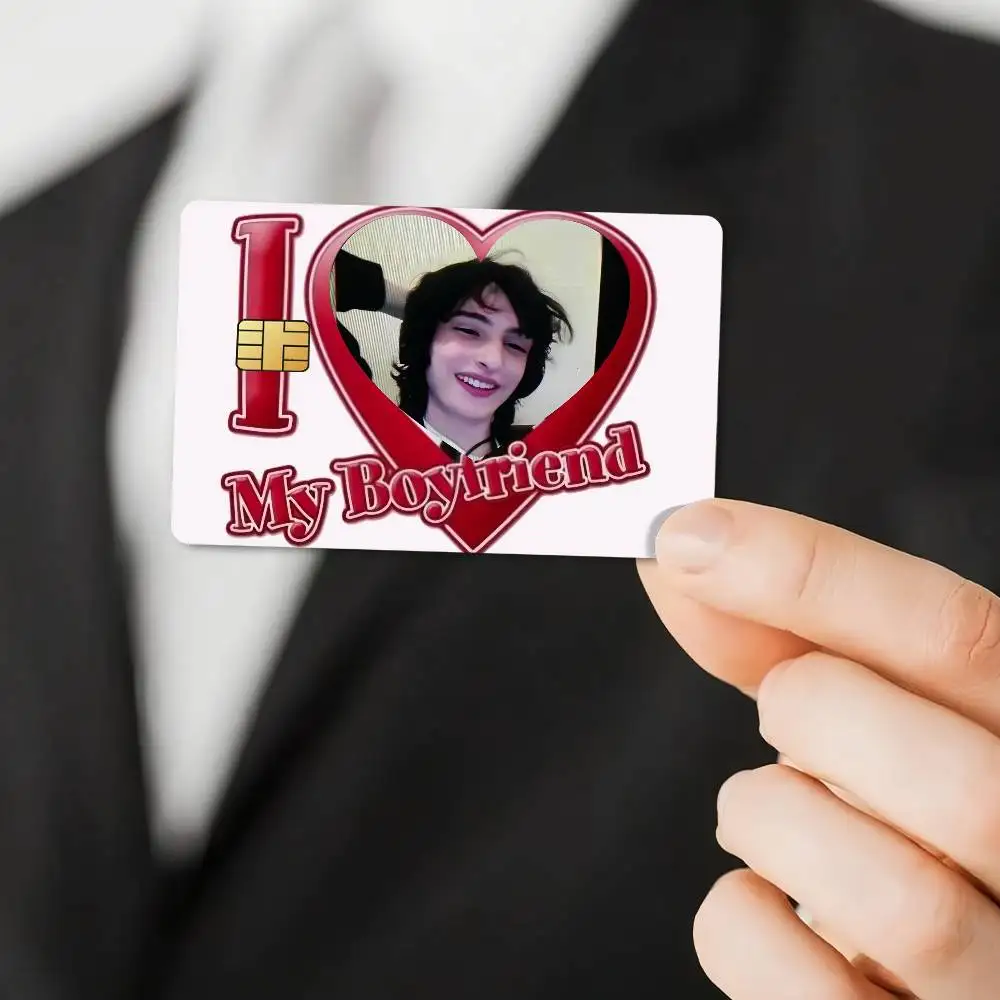 Cute F-Finn W-Wolfhard Film Skin Cover For Credit Card Stickers Debit Bank Card Front