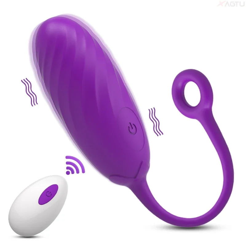 Wireless  Egg Remote Control G-Spot  Simulator Vagina Massage Vibrating Love Eggs Sex Toys Adult Goods for Women