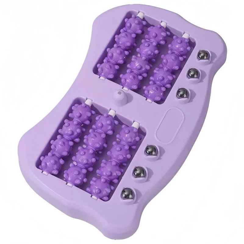 

Магнитный роликовый массажер для стоп с 3 рядами, бытовой акупунктурный инструмент для расслабления стоп и рефлексотерапии, идеален