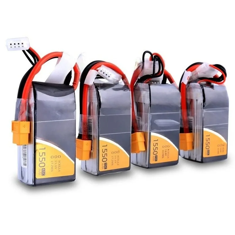 1550mAh 11.1V 75C 3Sfpv Crossover Aircraft Model  Aircraft  Lithium  Stable  Long  Range  Rechargeable Battery