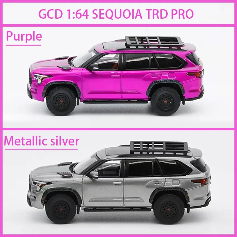 

Модель автомобиля GCD Alloy 1:64 SEQUOIA TRD PRO SUV: сувенир, украшение, коллекционный предмет, подарок для хобби