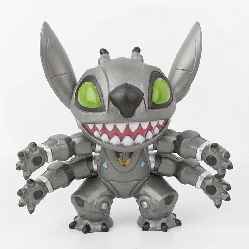 

20cm Red/Blue/Grey Mechanical Edition Stitch Robot Handmade Furniture Decoration Desktop Ornaments Collectibles Gifts