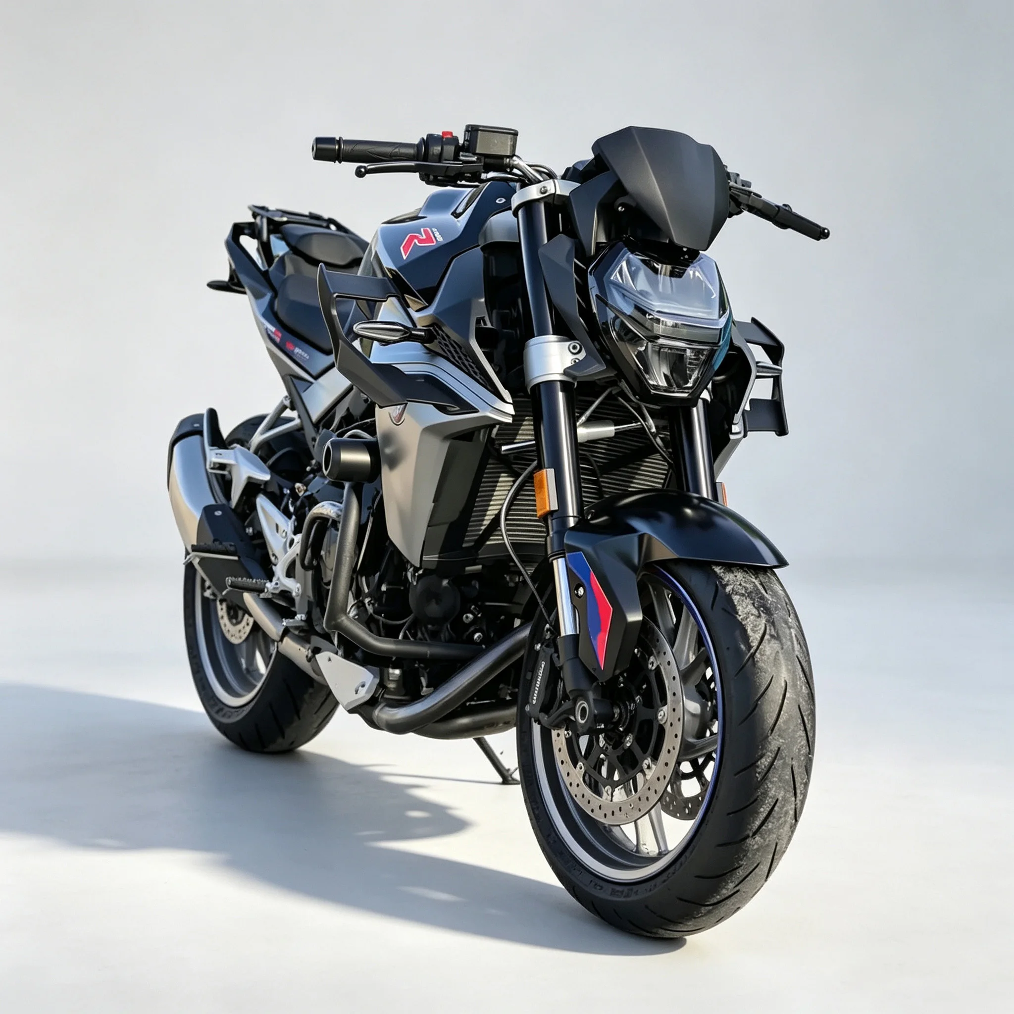 Motorcycle Front Fairing Fixed Wings For BMW F900R 2021-2023 2024 Frontal Spoilers Flank Fairing Fixed Wing Kit Accessories