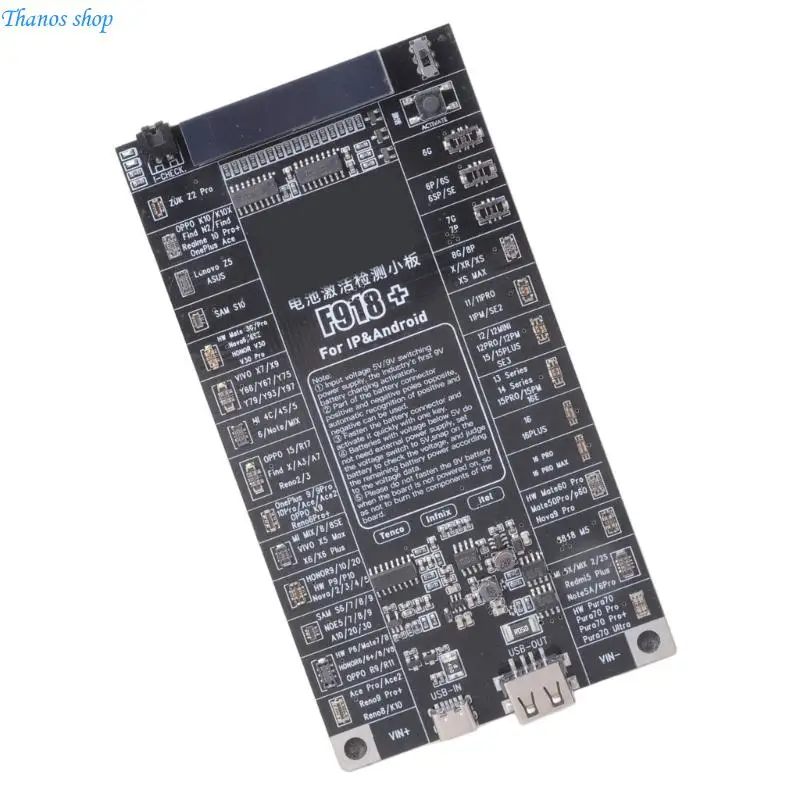 F918 Phone Battery Fast Charging Tool Activation Board for Smartphone Repair X37A