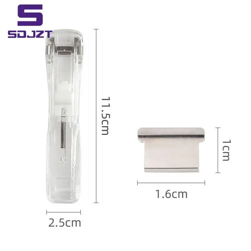 손 종이 클리퍼 금속 스테이플러 종이 클립 문서 바인딩 문구 사무용품, Papeterie de reliure de documents