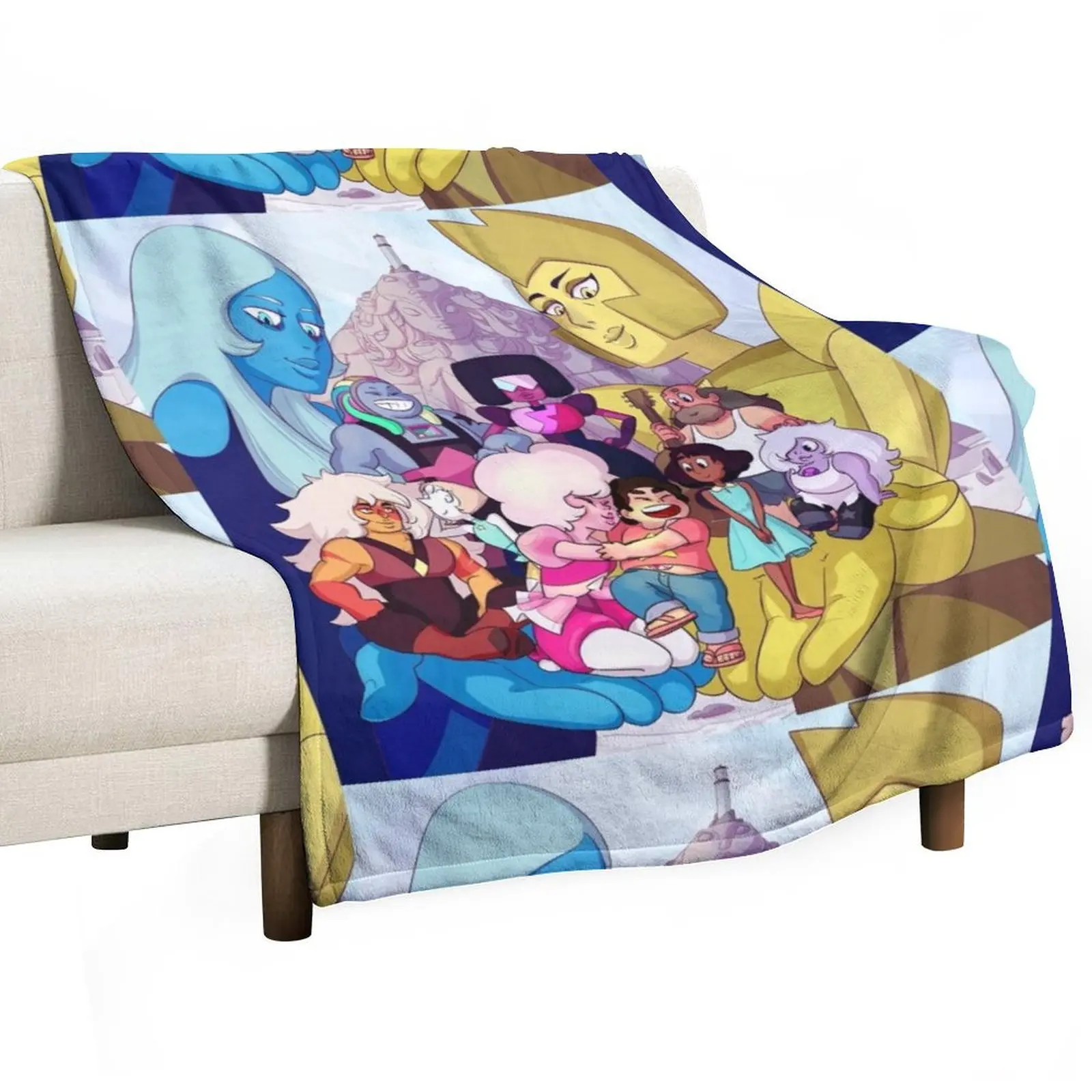 

Steven Universe Family Throw Blanket Ultra Soft Flannel Fleece Blanket for All Seasons