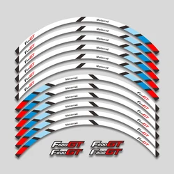 Motorcycle Accessories Wheels Hub Stickers Rim Tire Reflective Stripe Decorative Decals Tape Kit For BMW f800gt f 800gt F800 GT