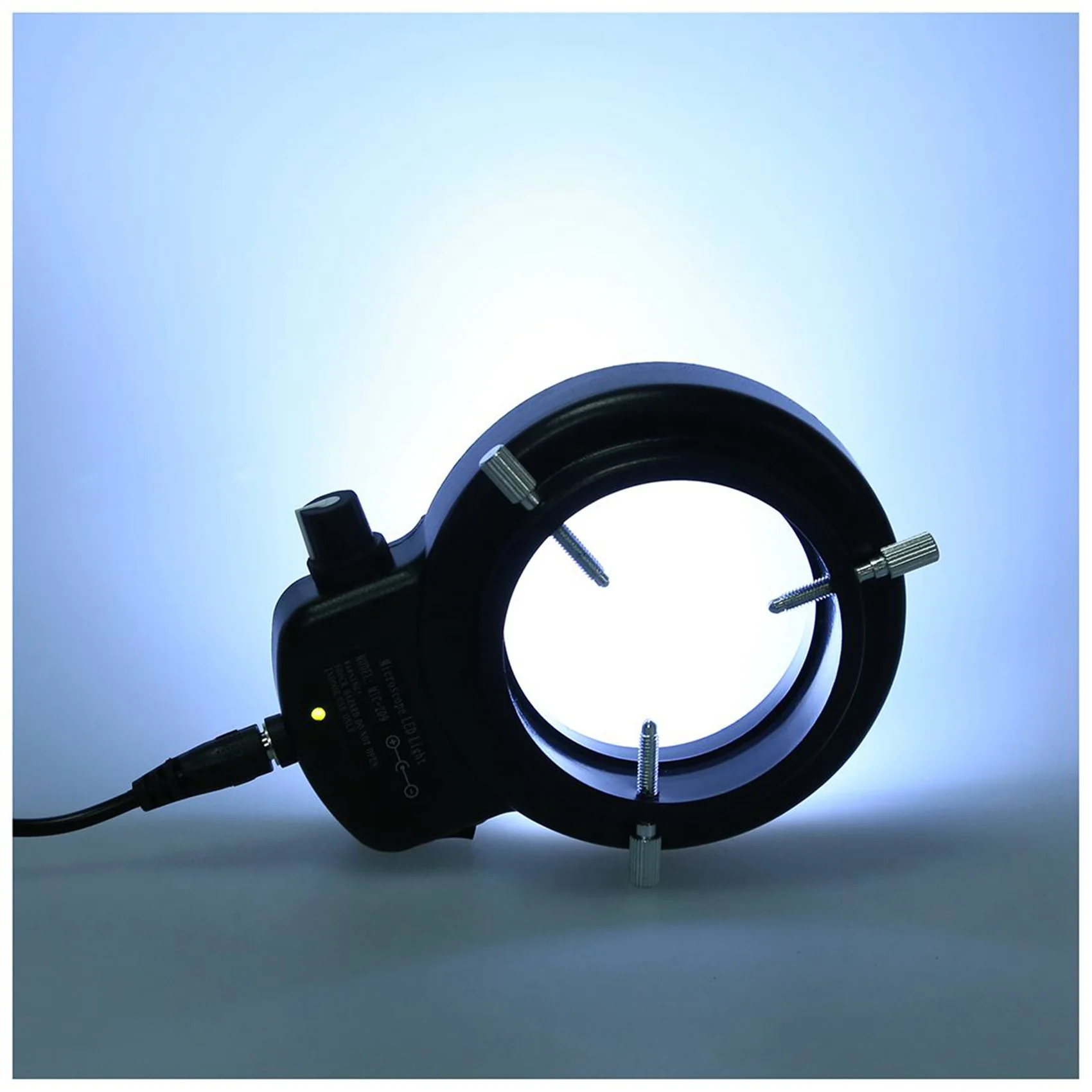 

ABSS-3X 144 LED Miniscope Ring Light Ring Light 0 - 100% Adjustable Lamp For Miniscope Ring Light