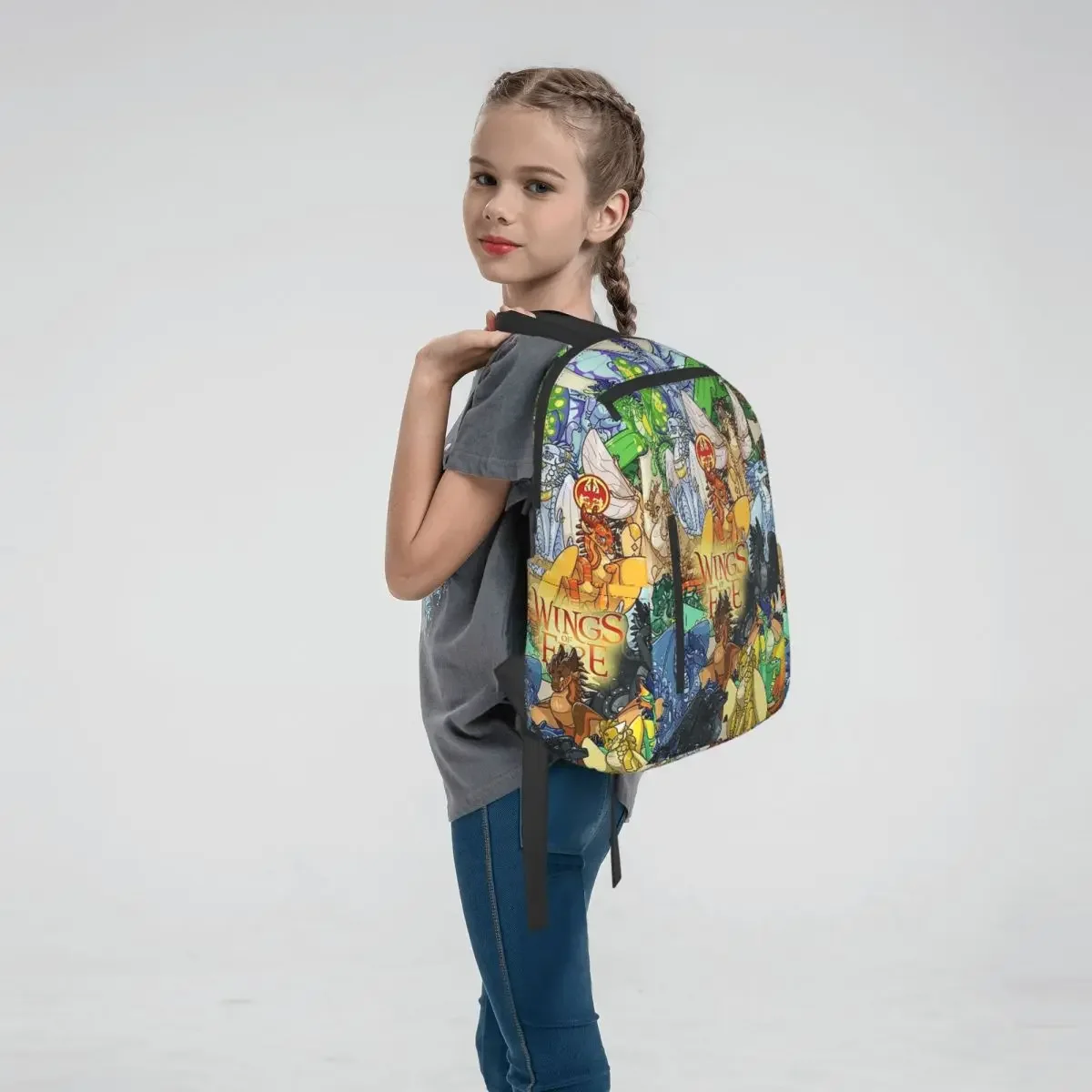Wing Of Fire All Dragon Backpack Daypack Boys Girls BookBag School Bag Shoulder Bags for Men Women