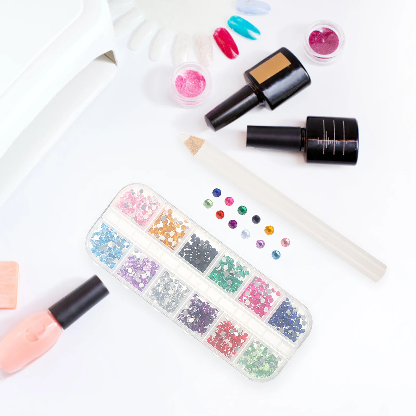 20Pcs Manicure Art Pens Nail Art Supply DIY Wax Dotting Pen Durable Lightweight Professional Design Gift Manicure Pen