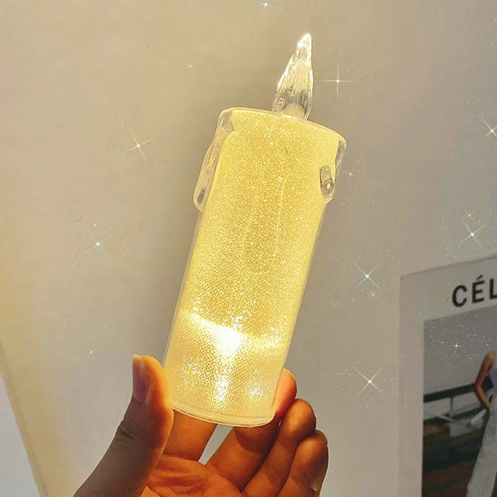 LED 촛불 조명, 크리에이티브 로맨틱 전자 촛불 조명, 파티 분위기, 판타지 장식, 크리스마스 생일 결혼식