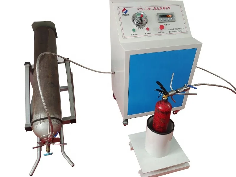 New Arrival High Efficiency Filling CO2 Fire Extinguisher Refill Machine