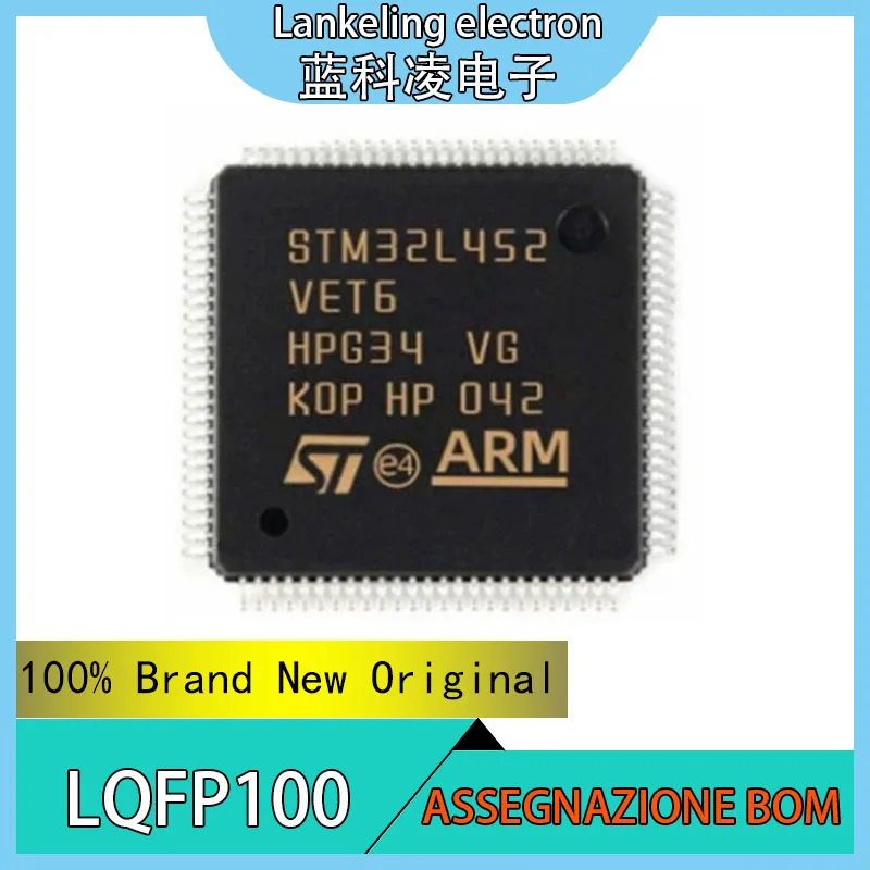 

STM32L452VET6 STM STM32L STM32L452 STM32L452VE STM32L452VET 100% Brand New Original chip MCU LQFP-100