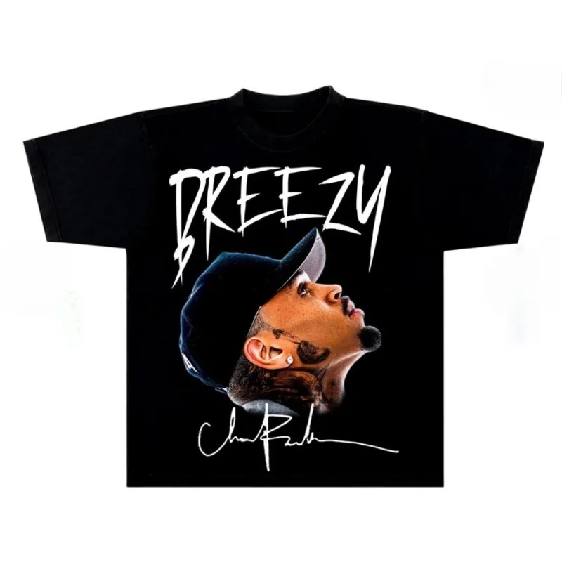 

Chris Brown Breezy Bowl XX Tour 2025 T-Shirts Merch Summer Unisex Short Sleeve Tee Streetwear HipHop T-shirt Funny Tee Unisex