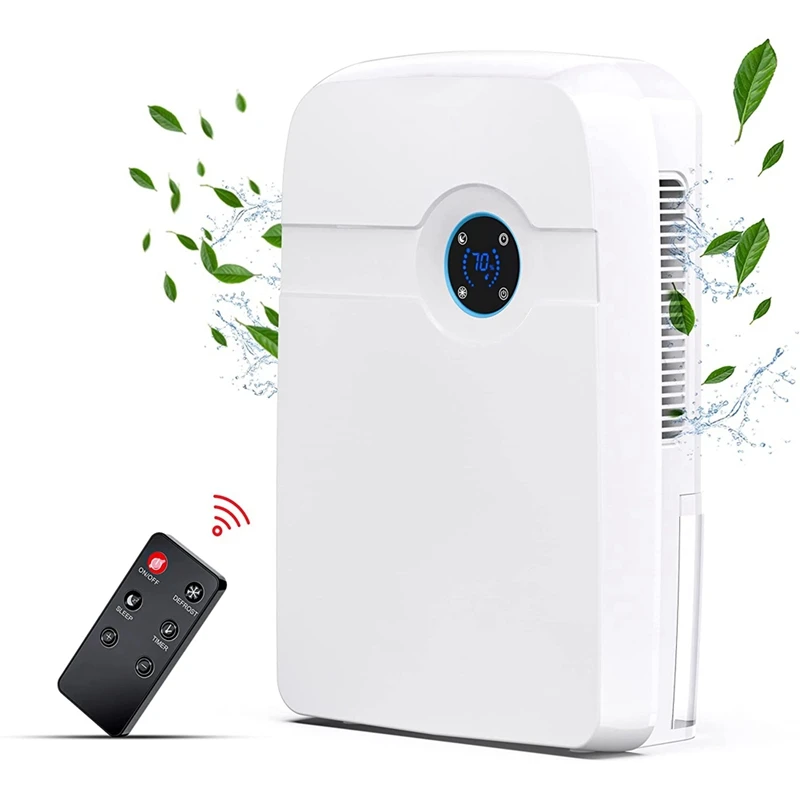 

Dehumidifier Electric Dehumidifiers with Remote Control,Auto Shut Off,Quiet Air Dehumidifier for Basements US Plug