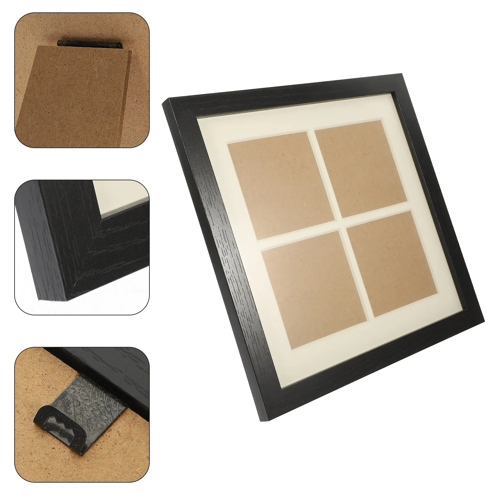 10x10 Square Oil Painting Frame Modern Wall Art Display Frame for Canvas Pictures Home Office Decor Fine Craftsmanship Scratch