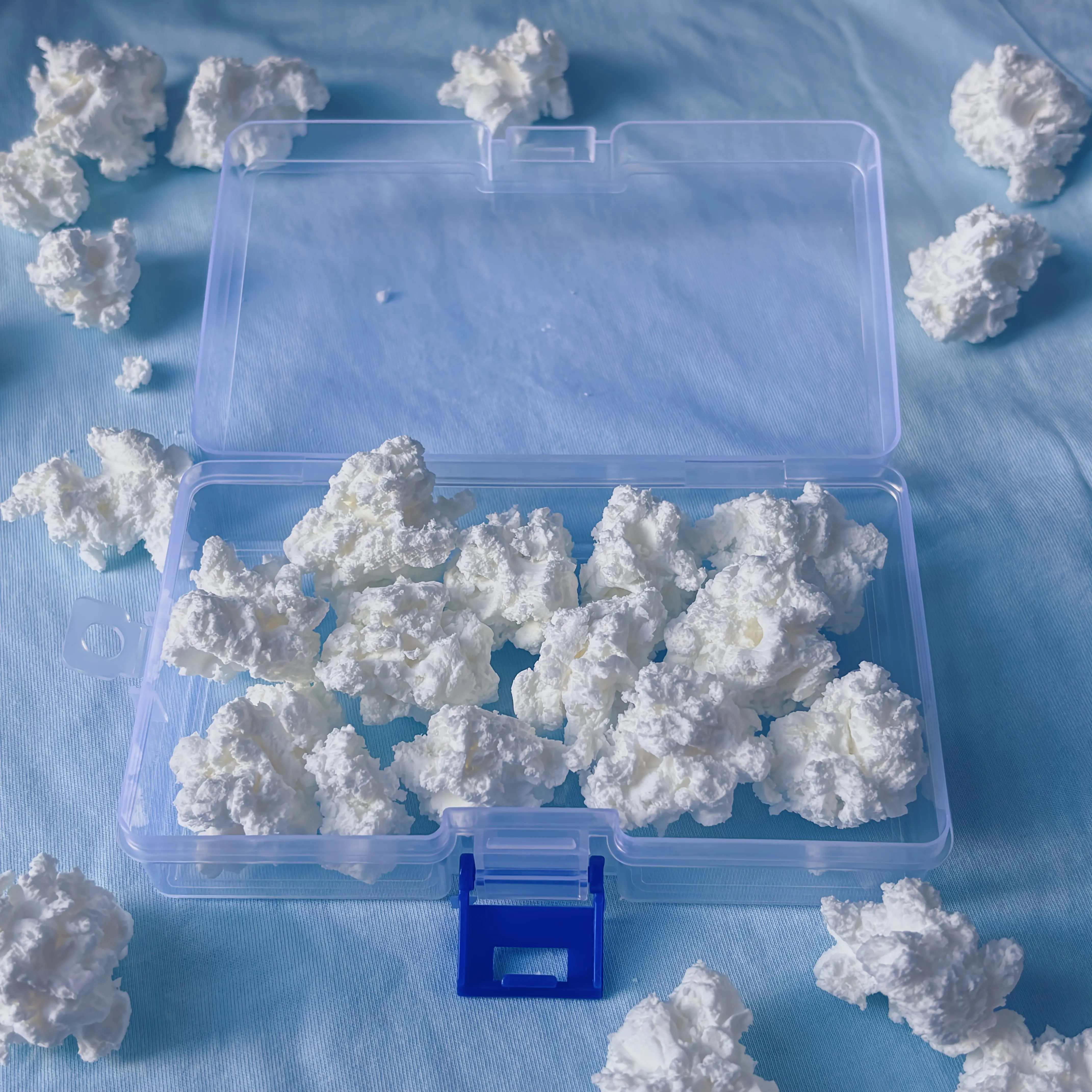 Cloud Effect Resin Filling Kit - 10g Non-Toxic White Clay, Suitable for DIY Pendants and Keychains, with Casting Molds and Craft Accessories