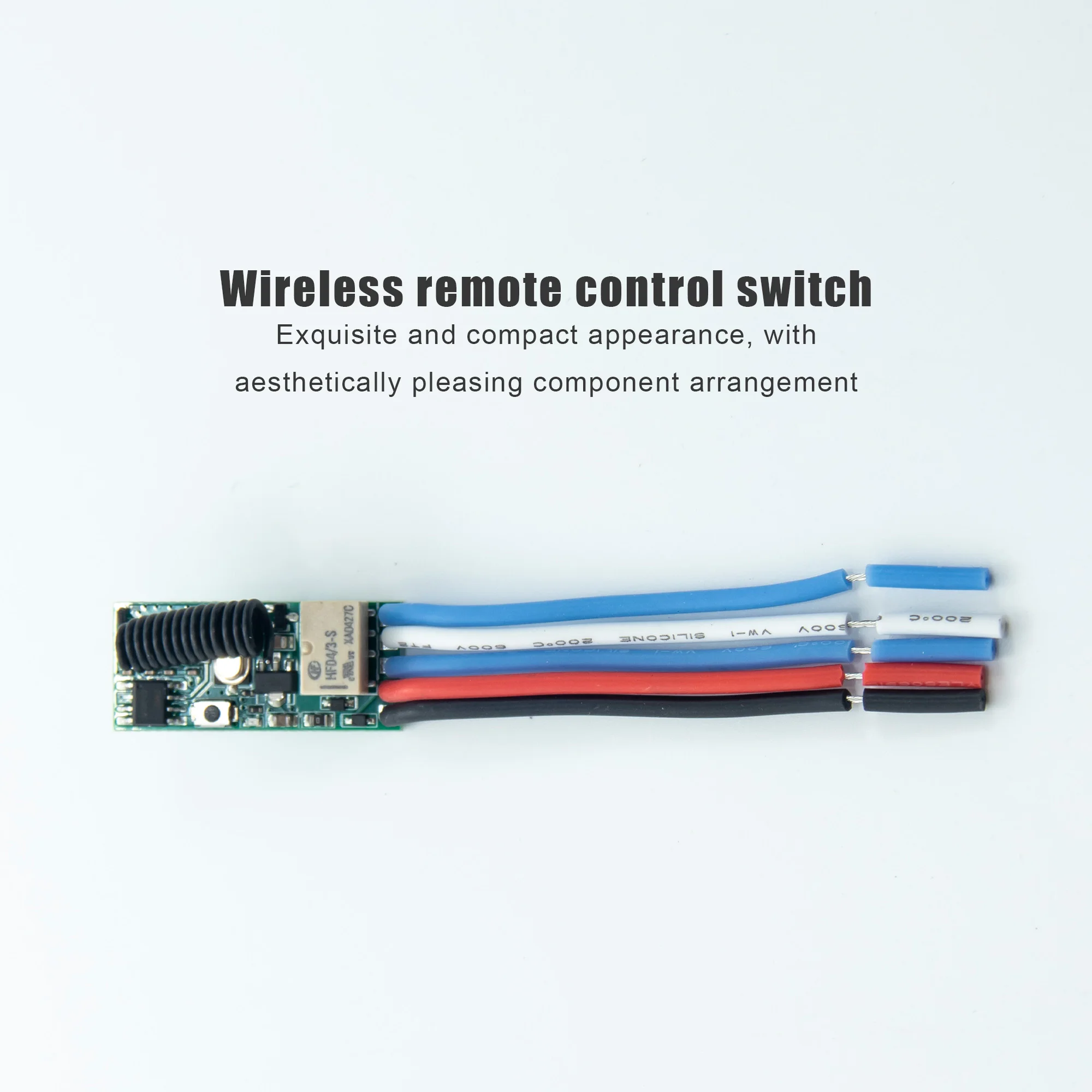 Mini 433MHz Wireless RF Remote Control Switch Module DC 3V-18V Wide Voltage Relay Board For LED Lights Small Electrical Applianc