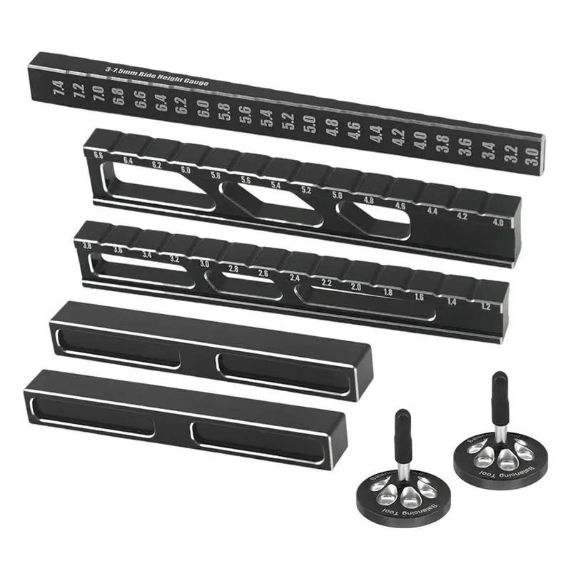 B78B-RC Car Measuring Tool RC Car Ride Height Gauge Measurement Universal Practical RC Chassis Droop Gauge For 1/10 Rc Car