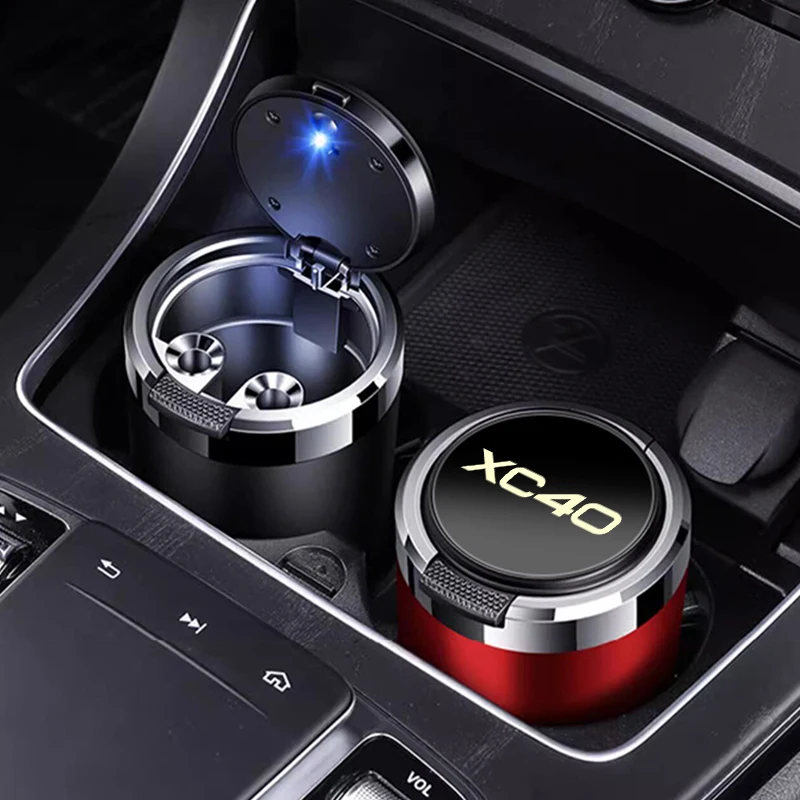 car ashtray accessories for vehicles novelty for Volvo xc60 s60 v40 v50 v60 s80 s40 c30 c70 s40 s80 s90 v70 v90 xc40 xc70 xc90