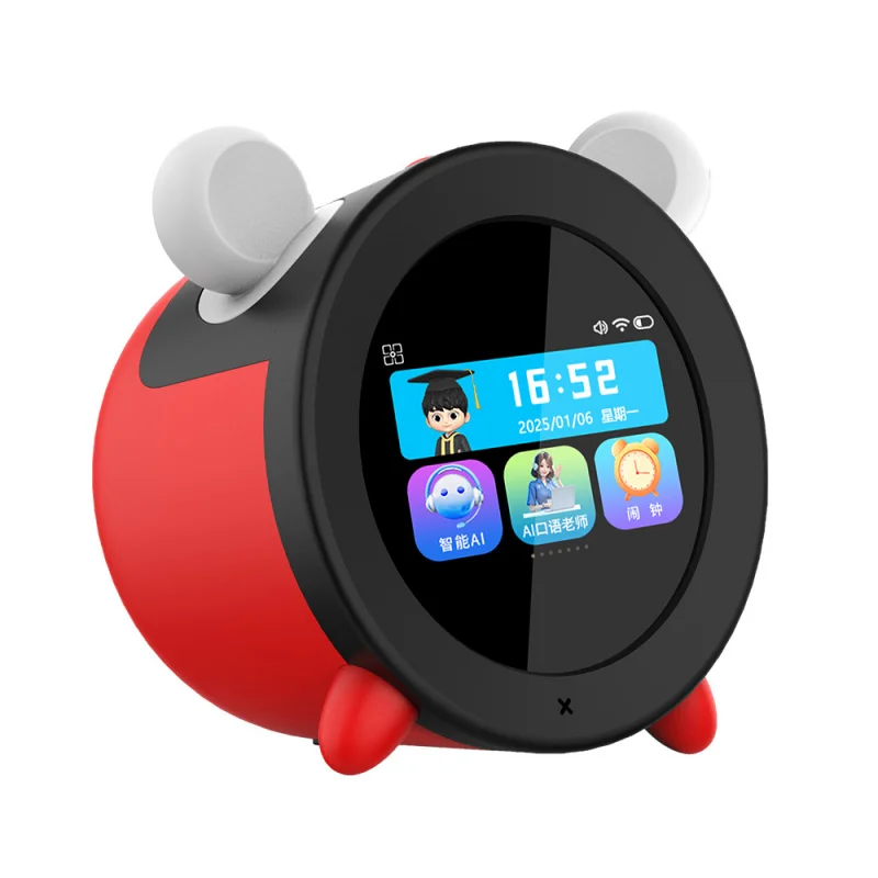 

Умный AI-робот-будильник для детей: обучающий, музыкальный плеер, сказки на ночь, подарок, звуковые часы Nintendo