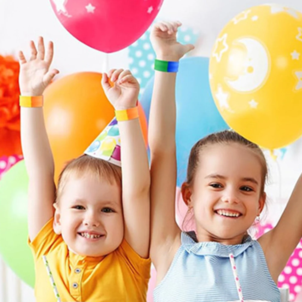 

12Pcs Colorful Gay Pride Silicone Slap Bracelets Vibrant Rainbow Wristbands Kids Birthday Party Accessories Slap Bracelet