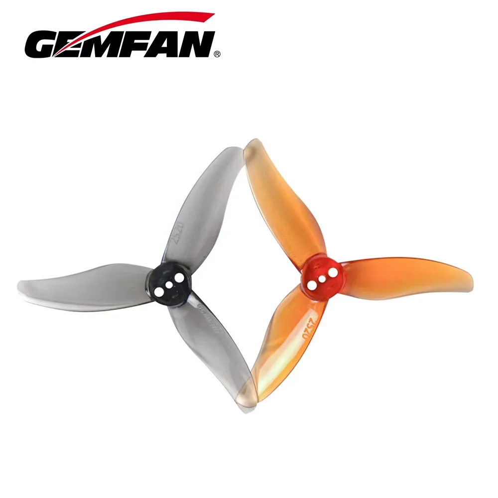 4Pairs Gemfan Hurricane 2520 2.5X2X3 3-Blade PC Propeller CW CCW for FPV Freestyle 2.5inch Drone 1106 1404