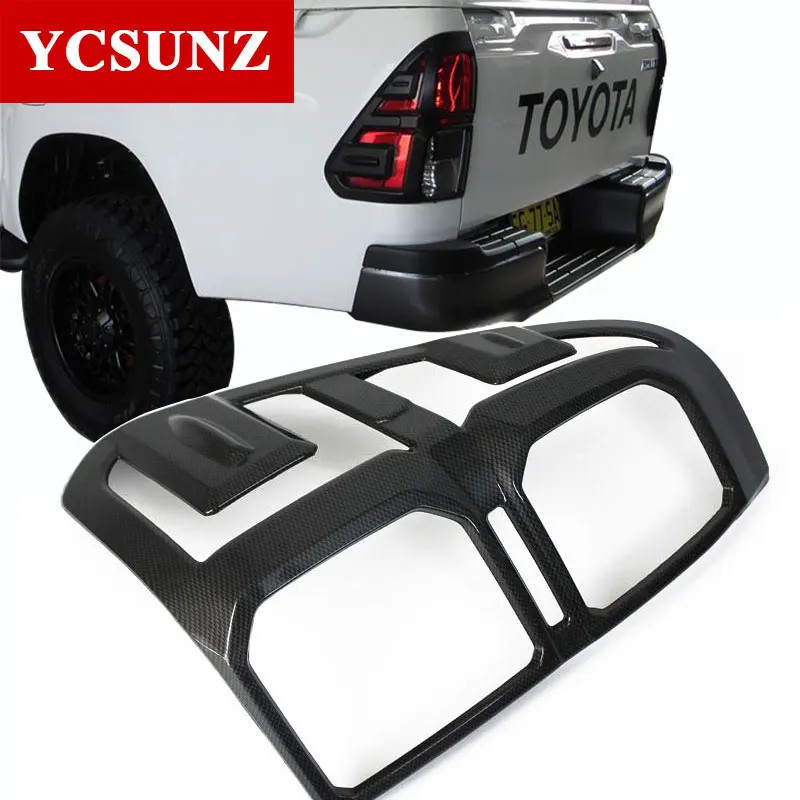 

Задние фары из углеродного волокна, автомобильные аксессуары для Toyota Hilux Revo Rocco 2016 2017 2018 2019 2020 Hilux 2021 2022 4X2
