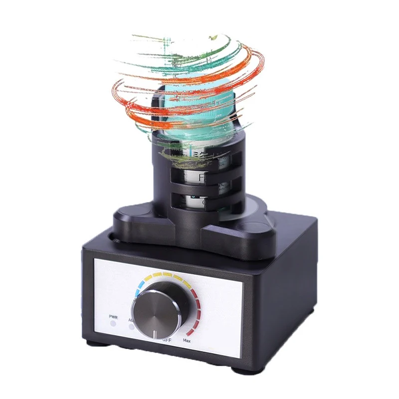 Imagem -02 - Misturador de Pintura Elétrica Mini Desktop Modelo Manual Colorindo Ferramenta Especial Velocidade Ajustável Vortex Mixer Faça Você Mesmo Model Making Tool Kj020