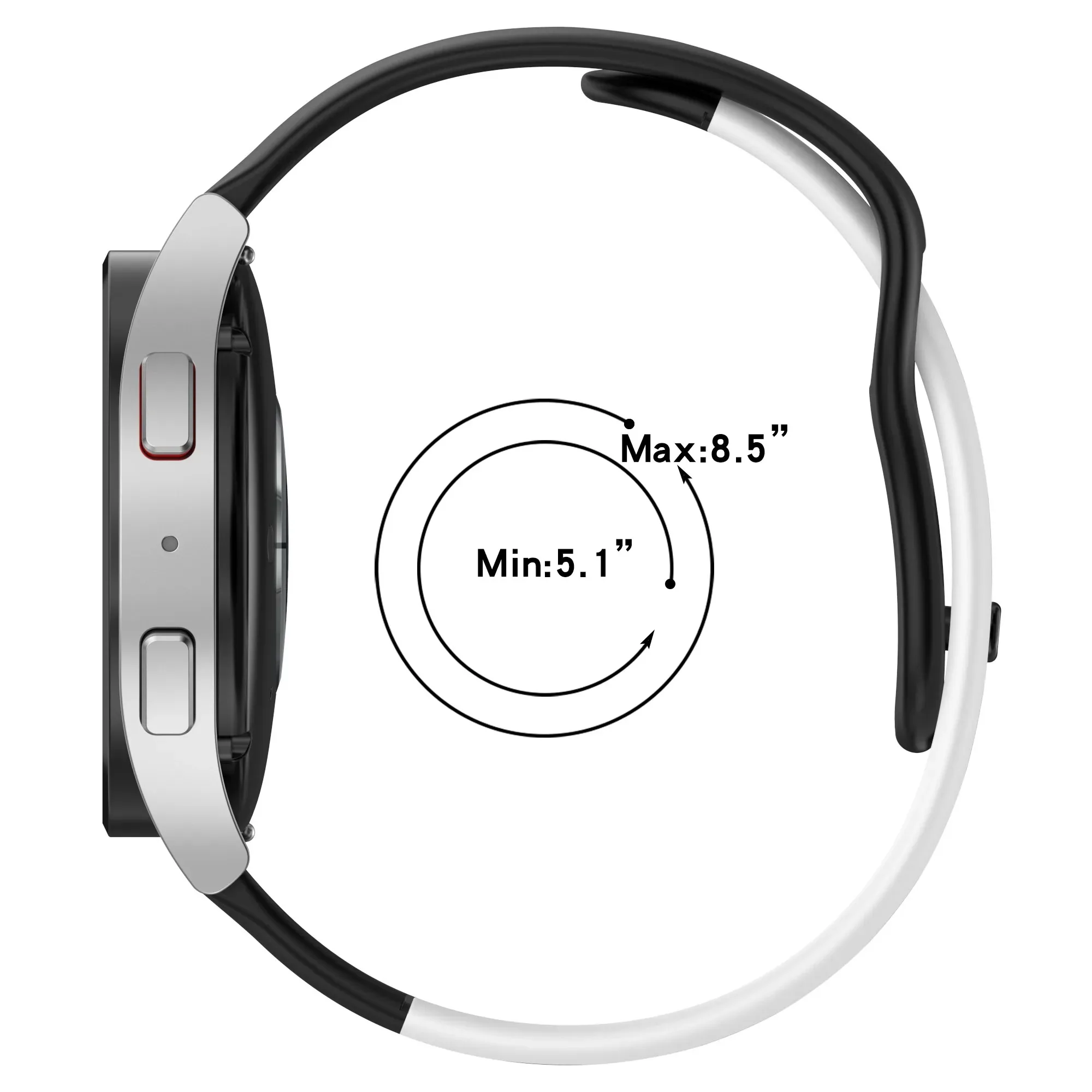 سوار من السيليكون Correa لساعة Huawei Watch Fit 4 Pro حزام قابل للتنفس مزدوج الألوان لساعة Huawei Watch Fit 3 Fit 4 Sport Band