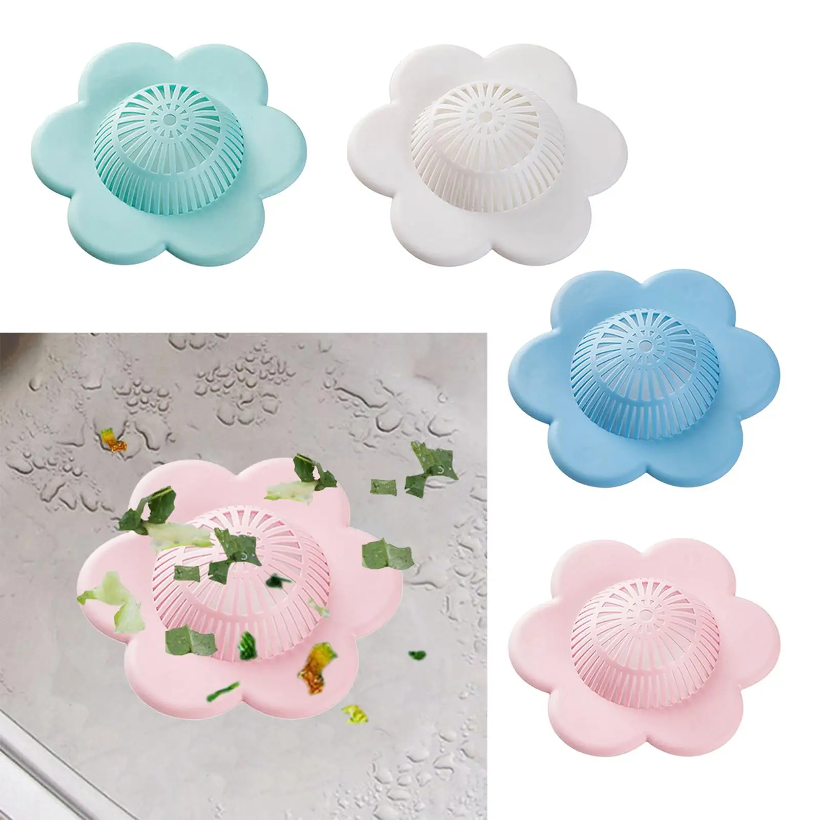 

Пробки для волос с дренажем на присоске, эффективные для домашней ванны