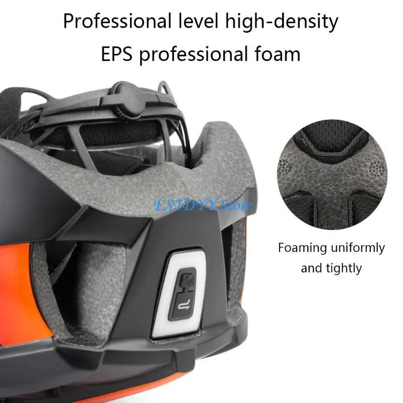 

G6DE Outdoor Sport Cycling Bike Adult Men Women Helmet USB Rechargeable Light 57-62cm