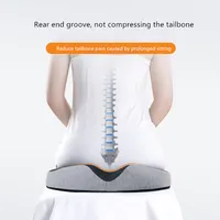 Memory Foam Donut Seat Cushion for Hemorrhoids, Sciatica, Tailbone, Bed Sores – Pain Relief for Office, Travel, and Home 3