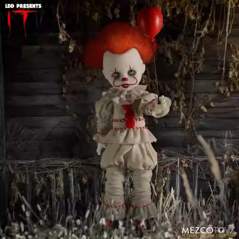 Mezco it Anime Figure Pennywise  Action Figure Gk Figuirne Pvc Room Decoration Ornament Christmas Gift For Kids Toy