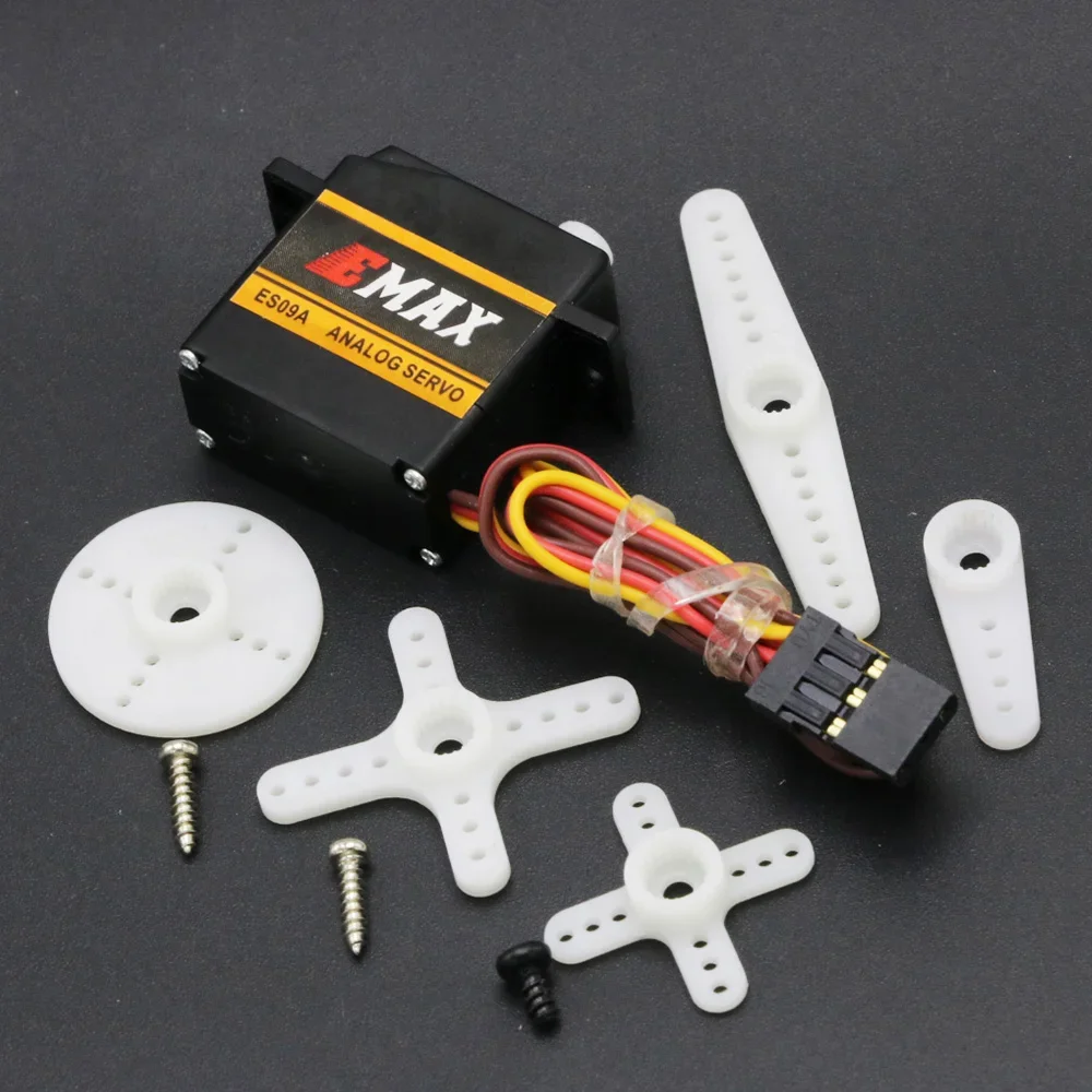 4pcs EMAX ES09A ES09D ES09MA ES09MD Servo Dual-Bearing Specific Swash For Trex 450 RC Helicopters RC Airplane Parts