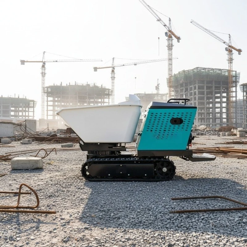 Send crawler transport dump truck, stand-by agricultural dump truck