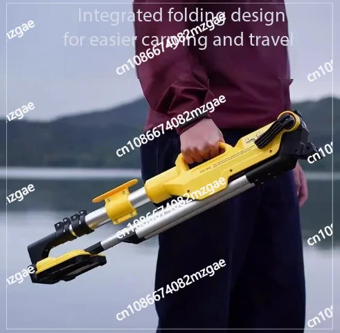 Portable standing outdoor high-power strong light tripod charging work light, rotatable and adjustable folding work light