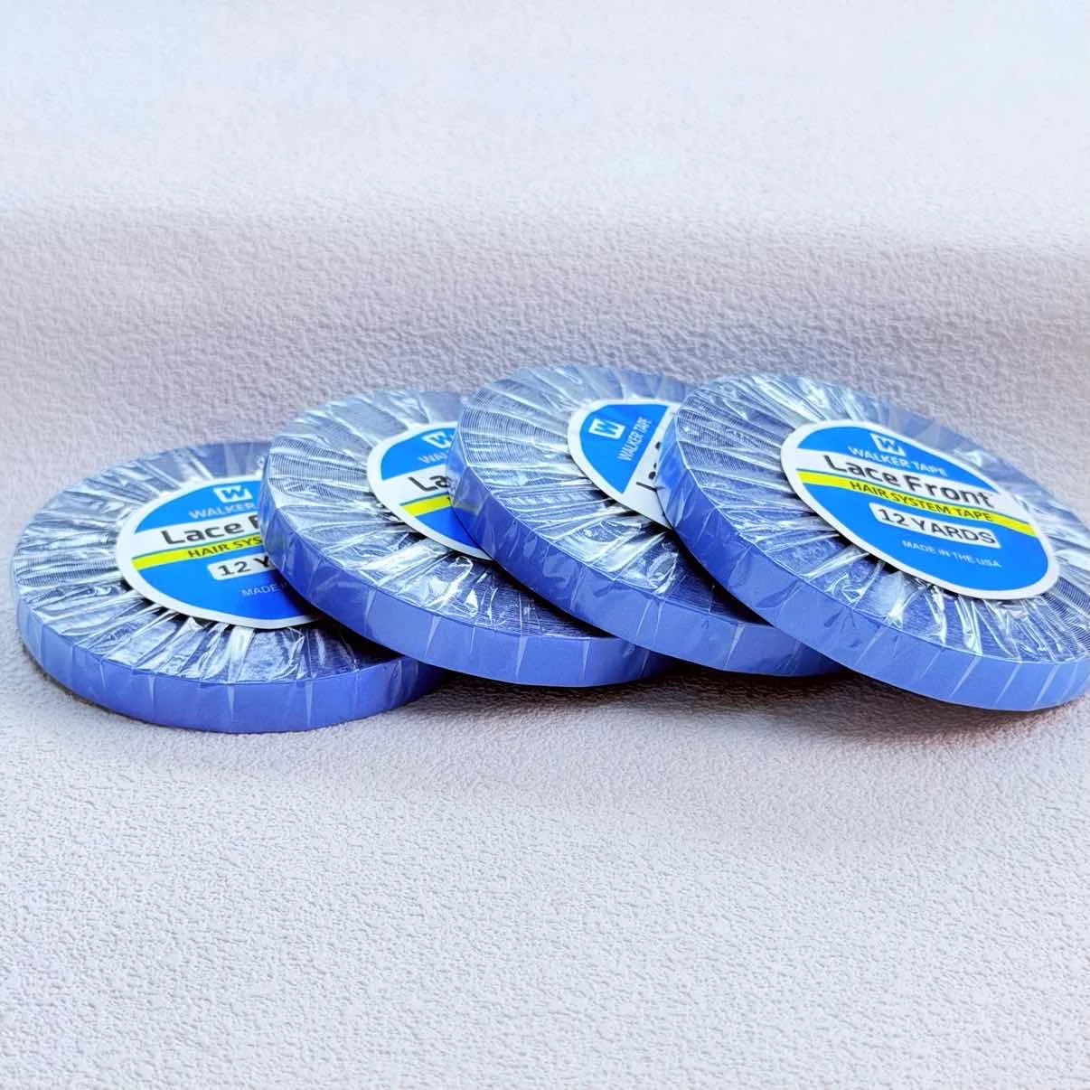 1 Roll 12.7cm*12Yards Double Sided Adhesives Blue Lace Front Support WalkerTape For Tape Hair/Skin Weft Hair/Lace Wigs/Toupee view 3