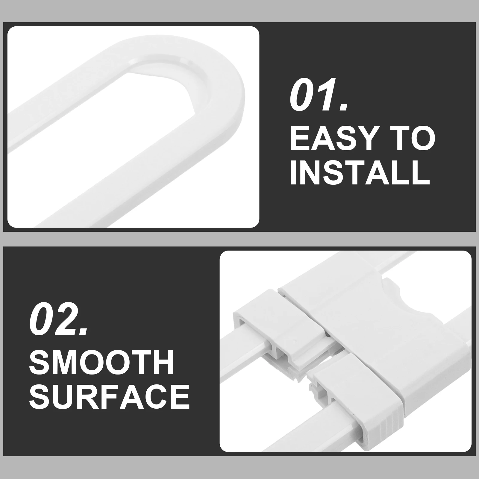 7pcs Safety U Shape Baby Proof For Cabinets Doors Drawers Refrigerators Durable Easy Install Resistant Guardchild Safety